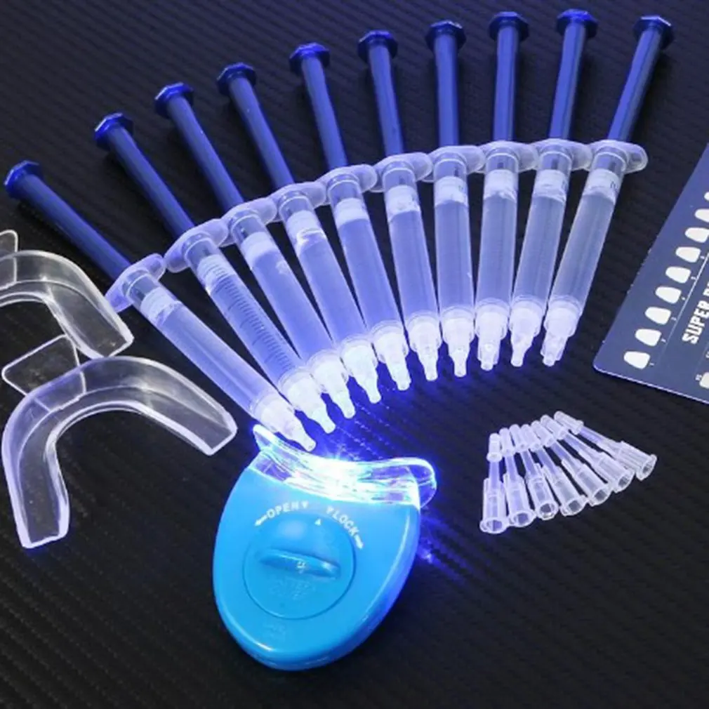 10pcs/Bag 5D Gel Teeth Whitening kit White Tooth Dental Tool Oral Hygiene Care For False Teeth Veneers 44% Peroxide teeth whitening kit