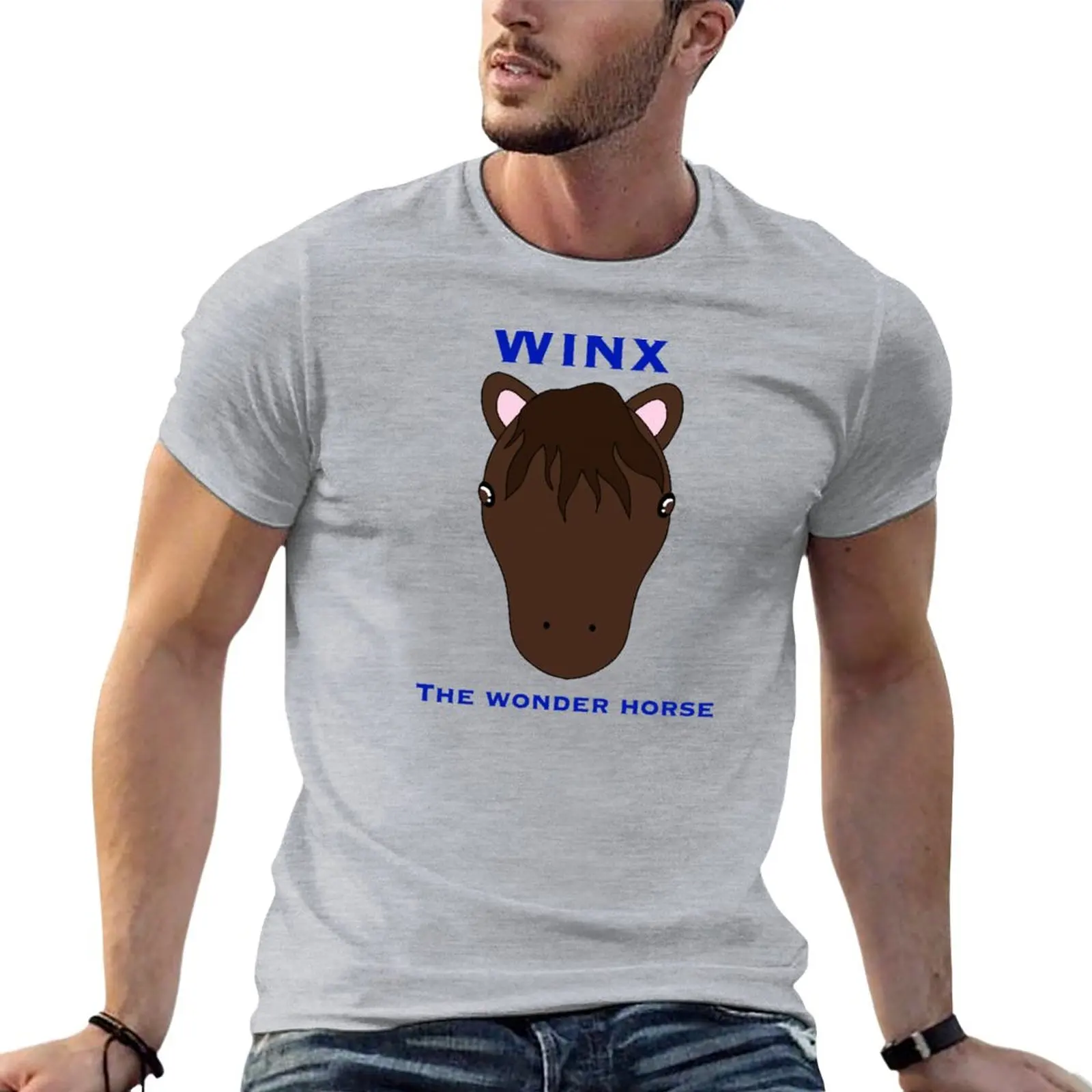 Winx The Wonder Horse T-Shirt Sublime Sports Fans Boys Animal Print Shirt Abbigliamento Uomo