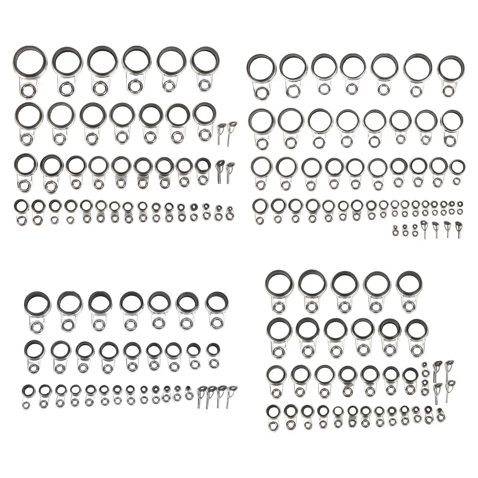Fishing Rod Guides Wire Loop Stainless Steel for Replacement Accessories