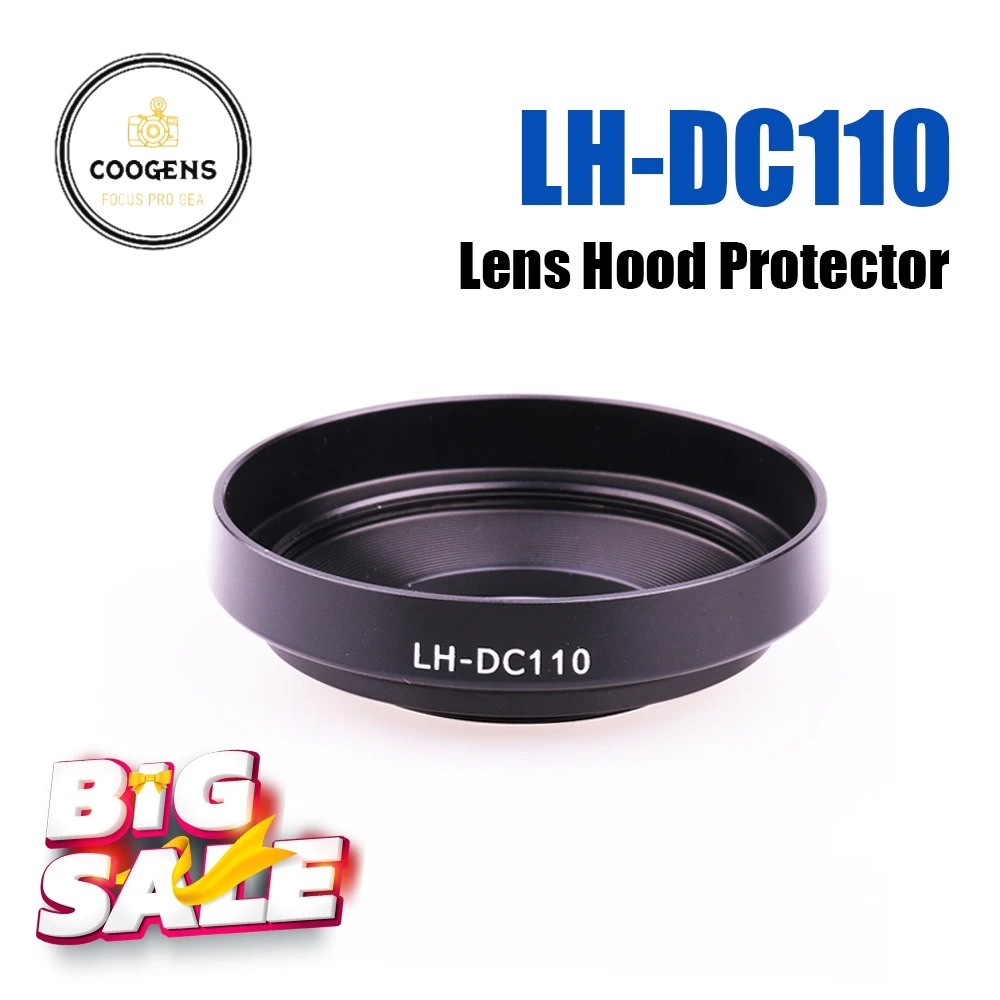 

LH-DC110 DC110 Metal Lens Hood 37mm For Canon PowerShot G1X Mark III 3rd Generation G1XM3 SLR Camera Accessories