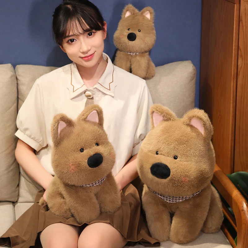 Kawaii Adorable Fluffy Terrier Plush (30cm) - Limited Edition