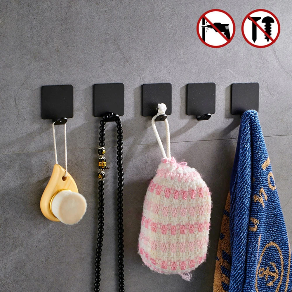 Razor Holder Shaving Shaver Holder Selfadhesive Hook For Key Towel Holder Razor Rack Bathroom Kitchen Storage Shelf Hook Bathroom Accessories
