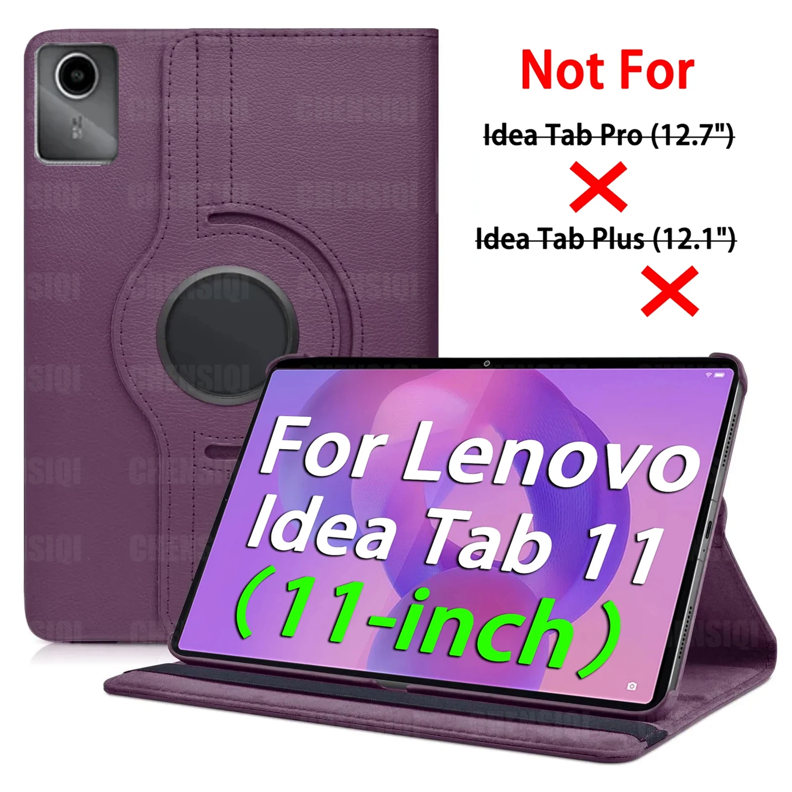 11-Inch Rotating Stand Case with Sleep/Wake Functionality