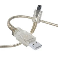 Mini USB Cable Short USB 2.0 to Mini-B 5-pin data charger cable for MP3 MP4 Player Digital Camera Mini USB 2.0 Cable 6