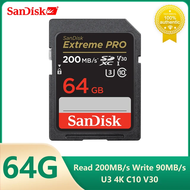メーカー再生品 SanDisk SDSDXXU-064G-GN4IN Extreme PRO SDXCメモリーカード 海外パッケージ 