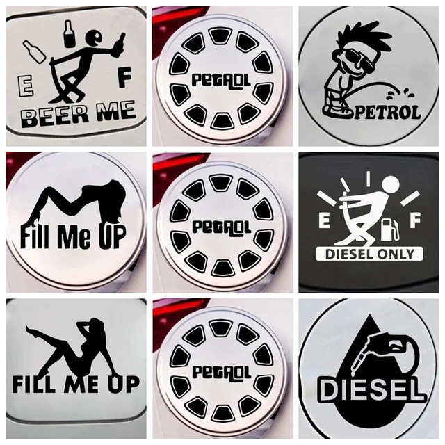 Diesel Nur Sticker Vinyl Aufkleber Diesel Truck Auto Aufkleber Gas Cap  Aufkleber Kohle Roller Aufkleber - .de