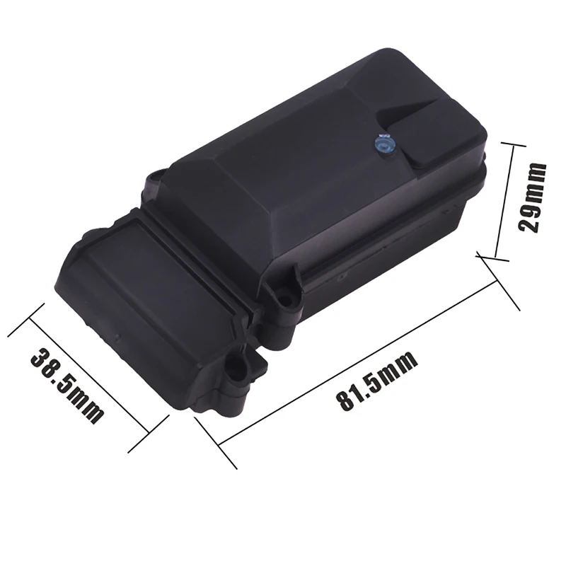 Boîte récepteur RC étanche pour Traxxas TRX1 1/10 - Plastique noir