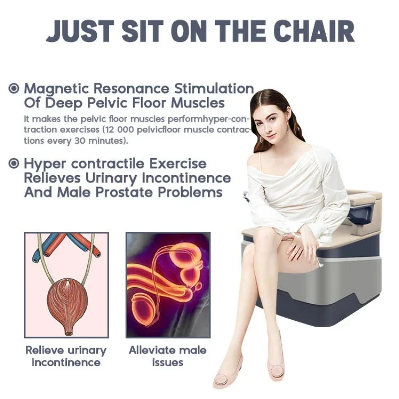 Pelvic Floor Chair Urinary Incontinence Butt Lift Strengthening Pelvic Muscles Chair Promote Machine Newest Ems