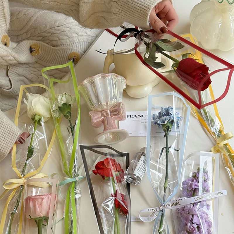 Wedding Birthday Party Florist Packing Bags Flower Wrapping Paper 50Pcs