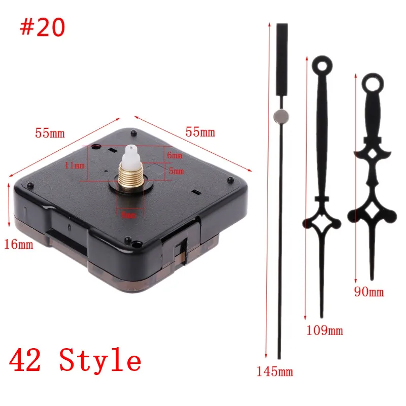 Mute DIY Clock Quartz Watch Clock Mechanism Battery Wall Clock Movement Mechanism Parts Repair Replacement Essential Accessories