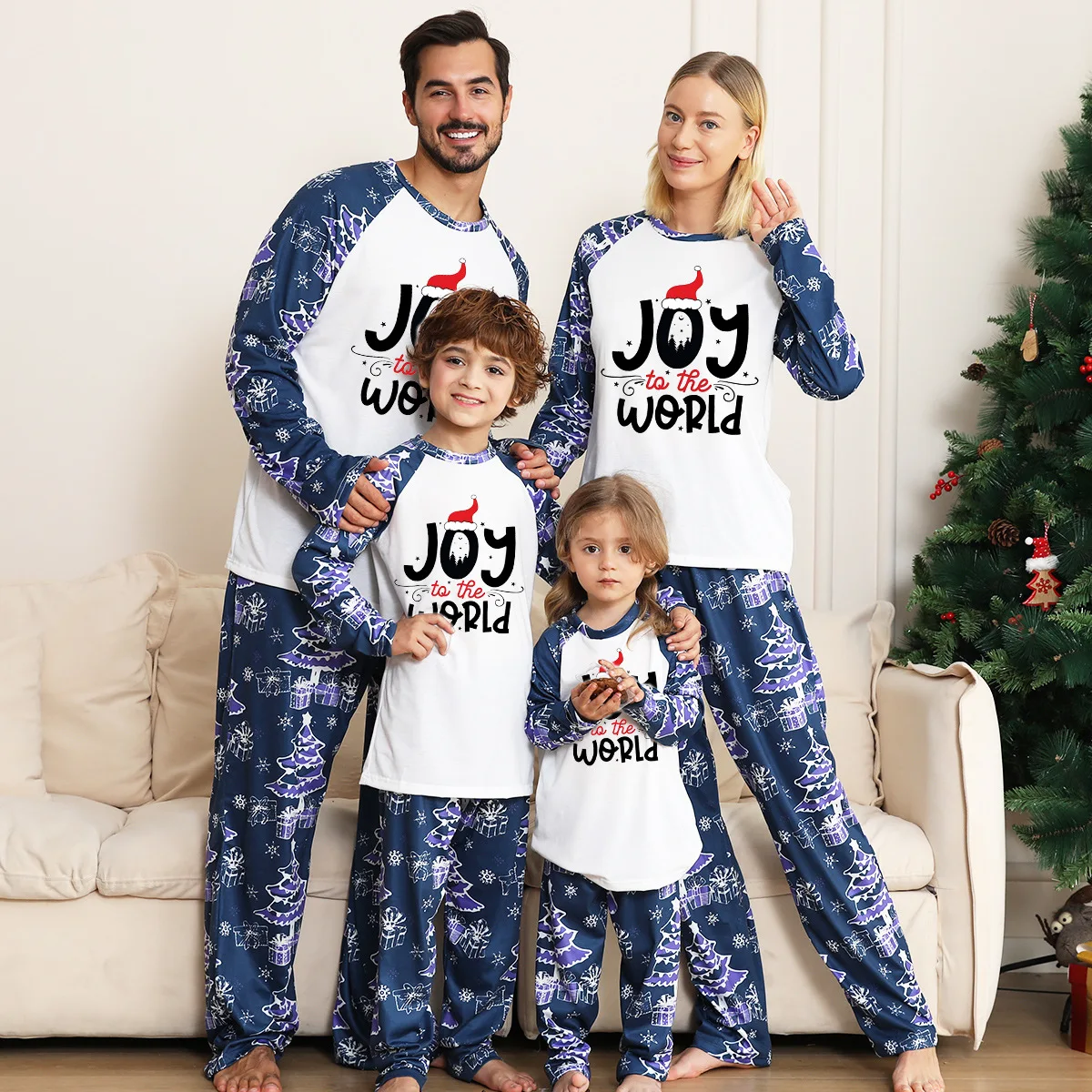 

Christmas family matching pajama set 2024 Christmas deer adult children's pajamas baby jumpsuit family style mother child clothi