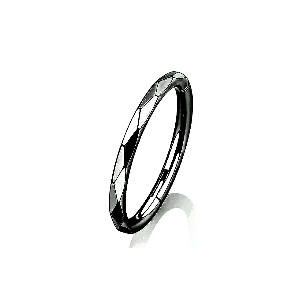 ASTM F136 G23 Titanium Moon Helix Septum Piercing Daith Conch Hoop Hinged Earring Clicker Segment Nose Ring 16G nose rings,piercing jewelry,body piercing earrings,ear piercing jewelry,metal jewelry,hoop earrings,body piercing jewelry,body jewelry