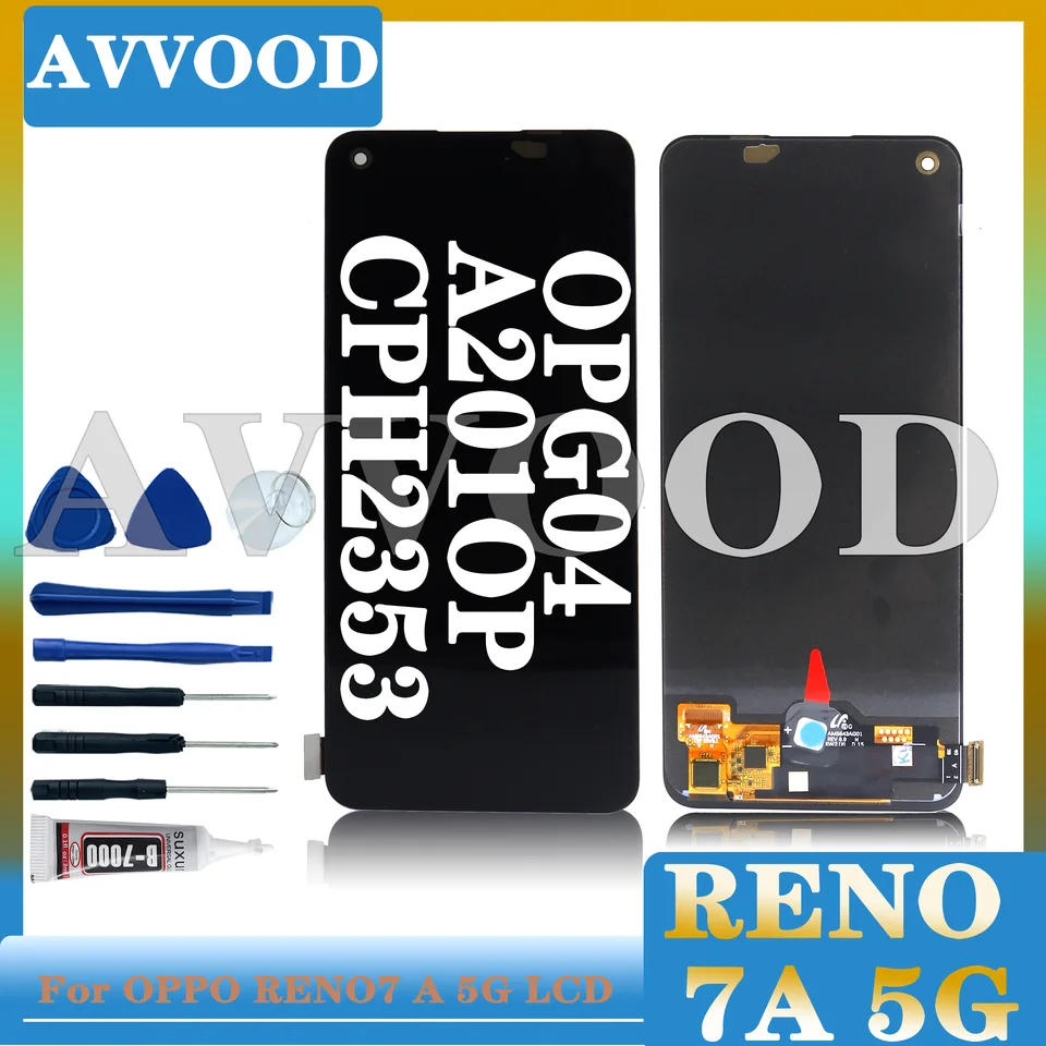 6.43'' OLED for Oppo Reno 7A LCD Display Touch Screen Digitizer