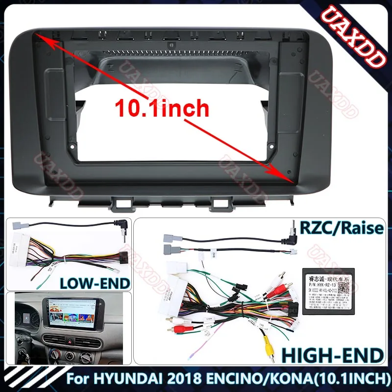 Автомобильный радиоприемник для HYUNDAI ENCINO KONA 2018 дюйма Android стерео аудио экран мультимедийный видеоплеер навигация жгуты рамки