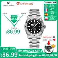 PAGANI DESIGN 2022 New BB58 Steel Men's Mechancial Wristwatch Luxury Automtaic watch for men Sapphire mirror sport Diver watch 1