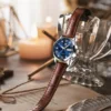 OLEVS Best Selling Original Leather Strap Waterproof Woman Watch Luminous Calendar Business Fashion Quartz Women's Wristwatch 4