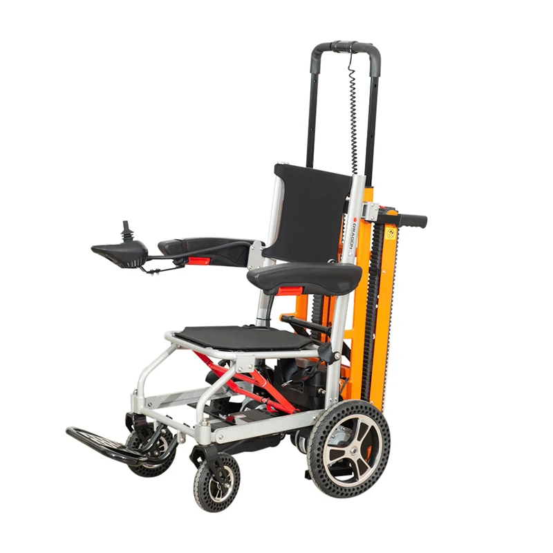 Price Folding Electric Stair Climbing Wheelchair Designed For Disabled Users Climb Stairs Effortlessly Stair Lift Solu