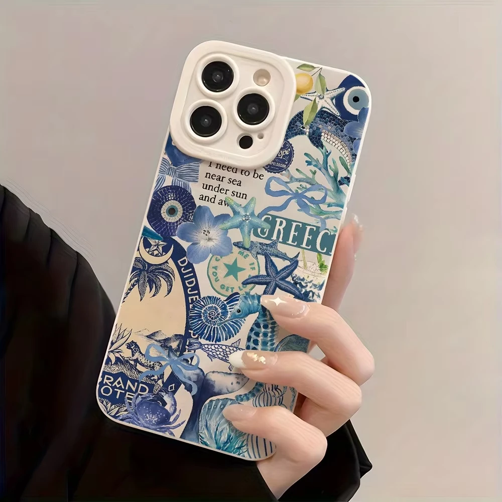 Coastal Sea Star Turtle Ocean Phone Case Cover