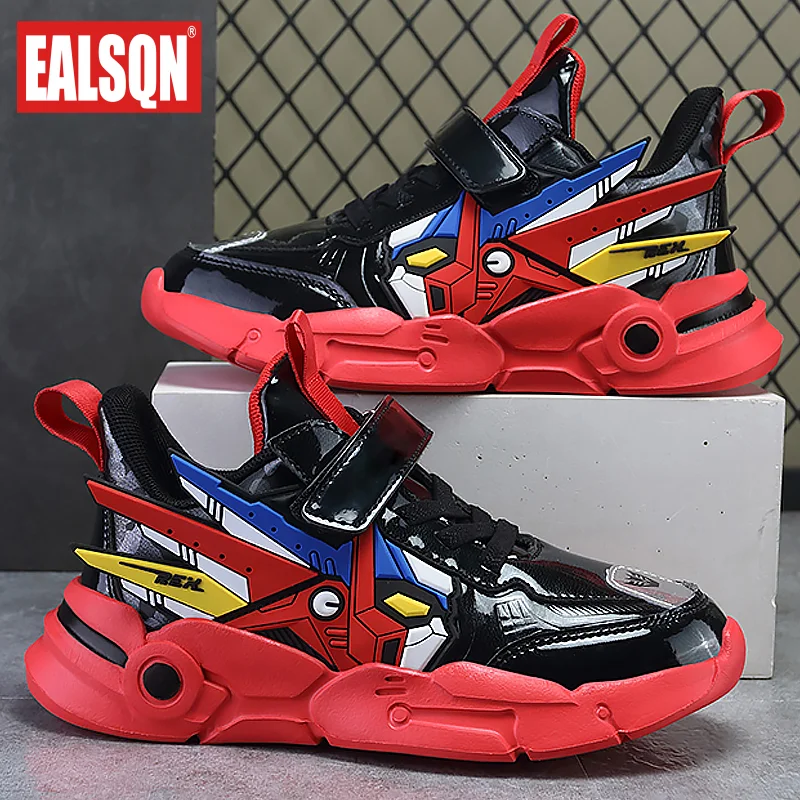 Kids Shoes Boys Sneakers PU Leather Children Sneakers 2024 New Fashion Casual Sports Tennis Shoes for Boy - 3