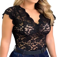 Women Tops Summer Sexy Lace Crochet Cardigan Casual Solid Color Trend Lace Hollow Out Top For Ladies - Image 5