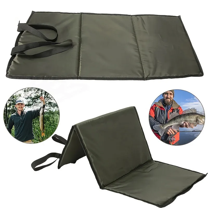 Multipurpose Outdoor Unhooking Pad Comfort-Grip Foldable Fishing Mat with Breathable Sponge Cushion Carp Fishing Accessories