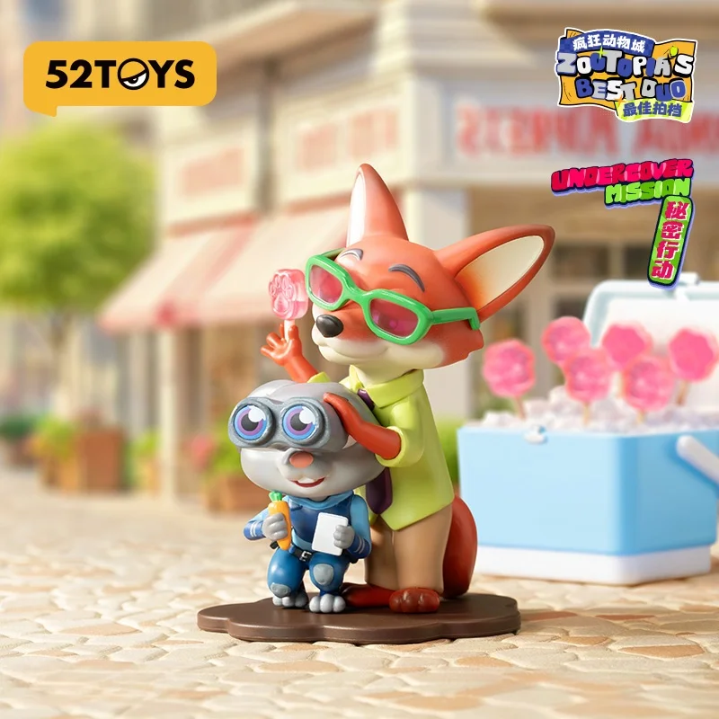 Hot New 52TOYS Zootopia Blind Box Best Partners Series Anime