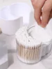 2in1 Acrylic Storage Box Bathroom Jar Makeup Organizer Cotton Round Pad Holder Cotton Swab Box Qtip Holder Dispenser Organizer 4