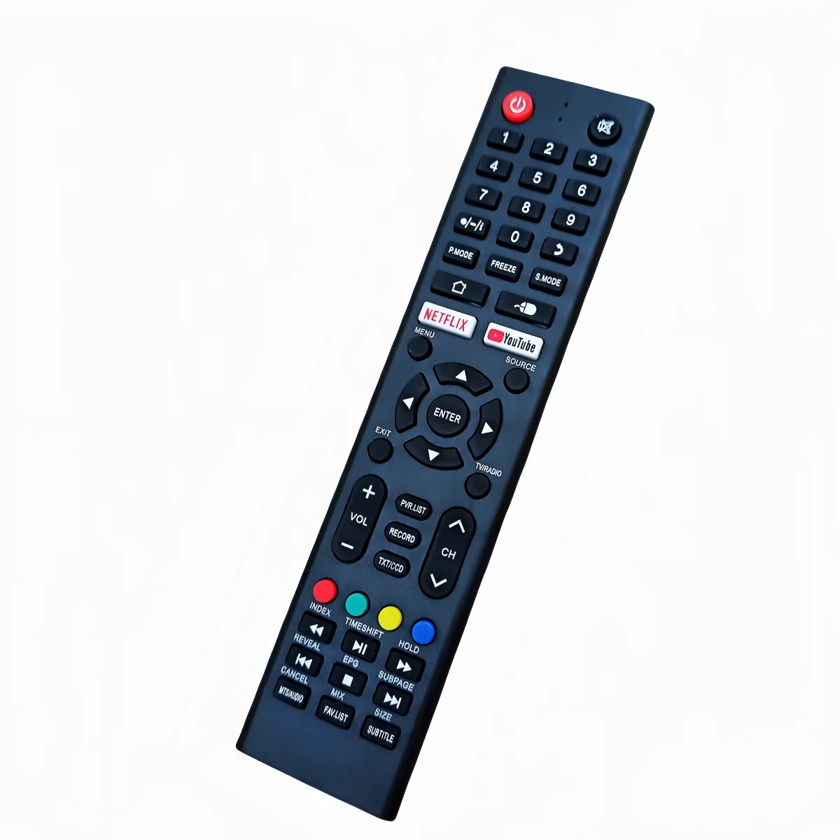 뮬러 TV 안드로이드 스마트 TV용 새 리모컨 *외관 버튼이 동일한 경우에만 호환 가능