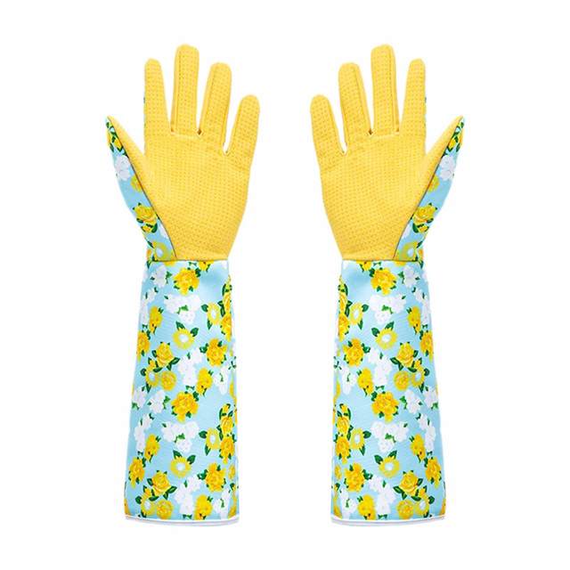 Long Sleeve Gardening Gloves Gardening Gifts Long Elbow Light Protective Gloves Rose Pruning Gloves for Outdoor Work Gardener