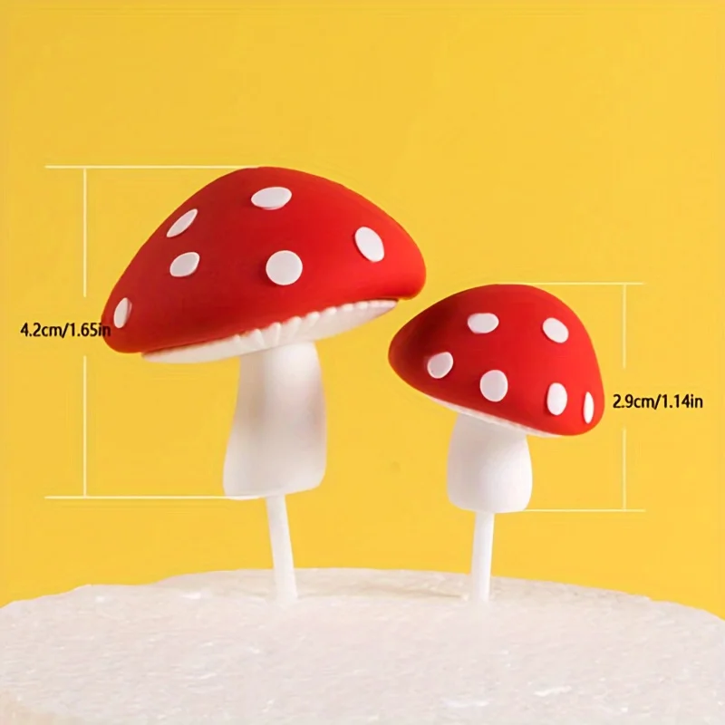 Decorazioni per auto della serie di decorazioni curative per funghi carini, nuovi ornamenti per console centrale per interni auto - Image 4