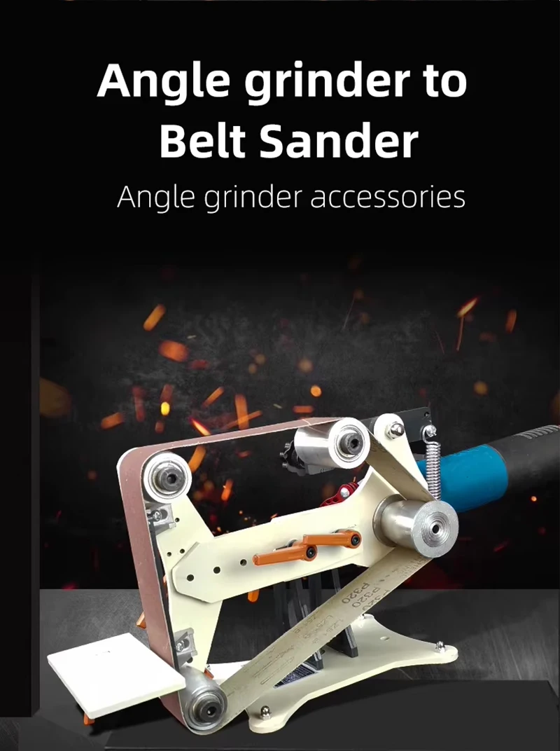 Angle Grinder to Belt Sander Stand Multifunctional Belt Sander Conversion Kit fo