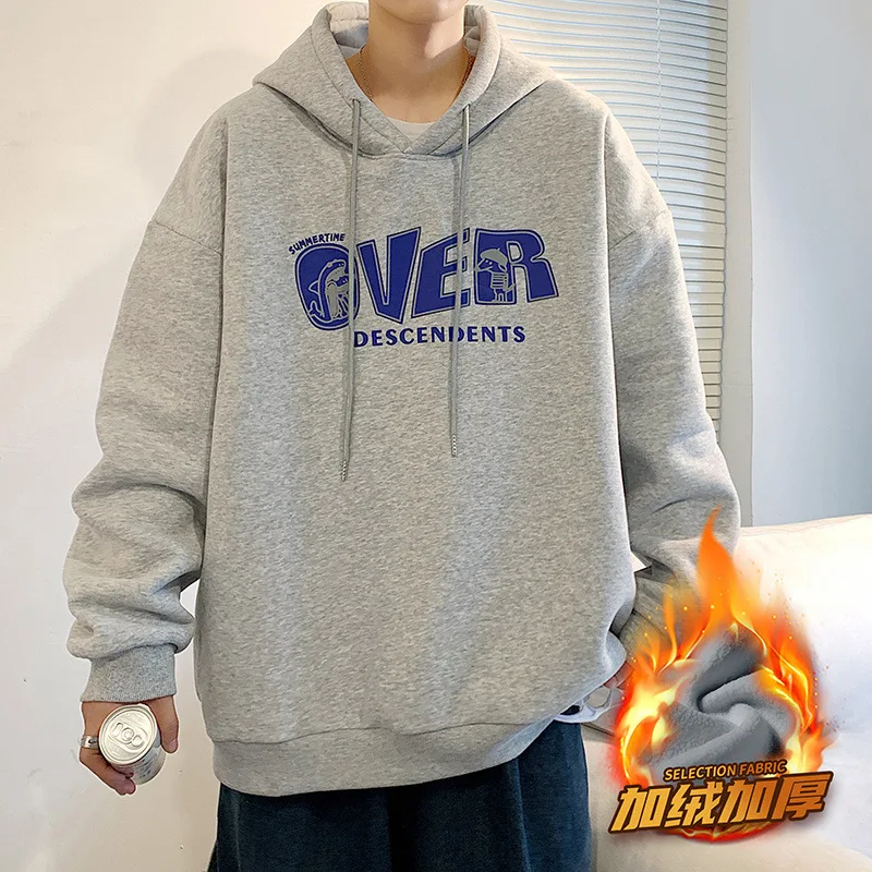 gruesas con capucha para hombre, ropa deportiva holgada de marca a la moda, Hip Hop, de calle cálida, 2022 - AliExpress Ropa hombre