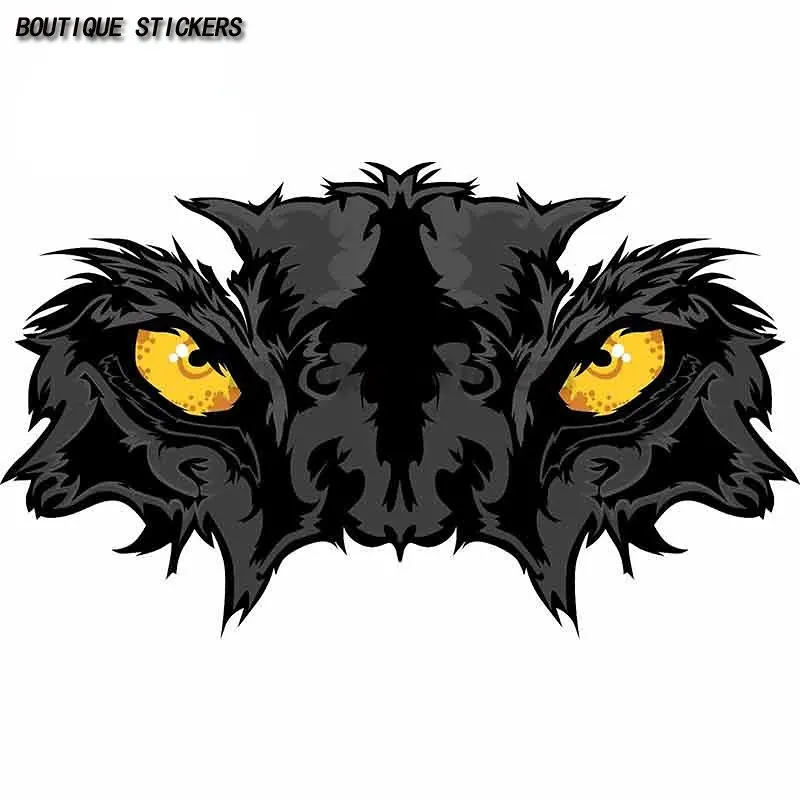 

Panther Eye Car Sticker Waterproof PVC Sticker Car Motorcycle Decoration Accessories Luggage Notebook Computer Decal