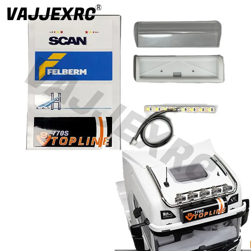 SmallLEDAdvertisingLightBoxfor114TamiyaRcTractorScania770S