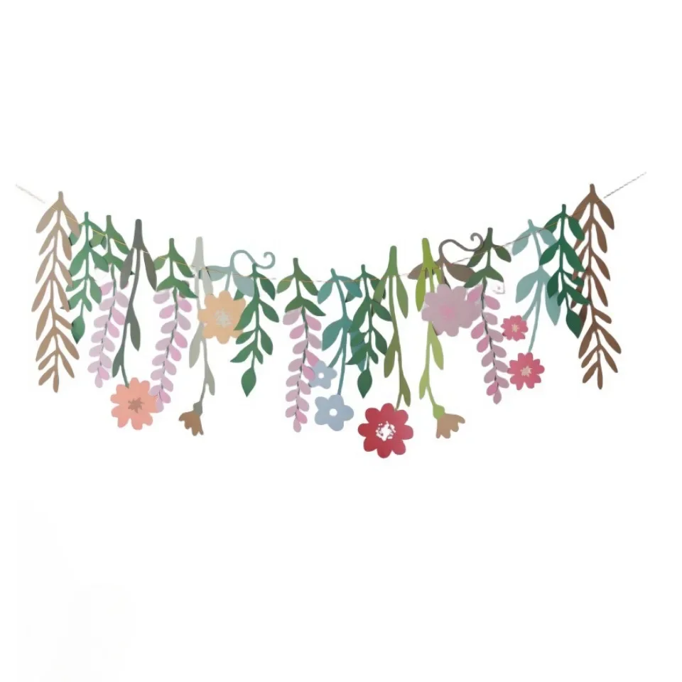 Description Picture 6 of itemChildren's Day Mother's Day Spring Flower Plants Banner Kids Favor Bedroom Decor Happy Spring Theme Birthday Party Decor