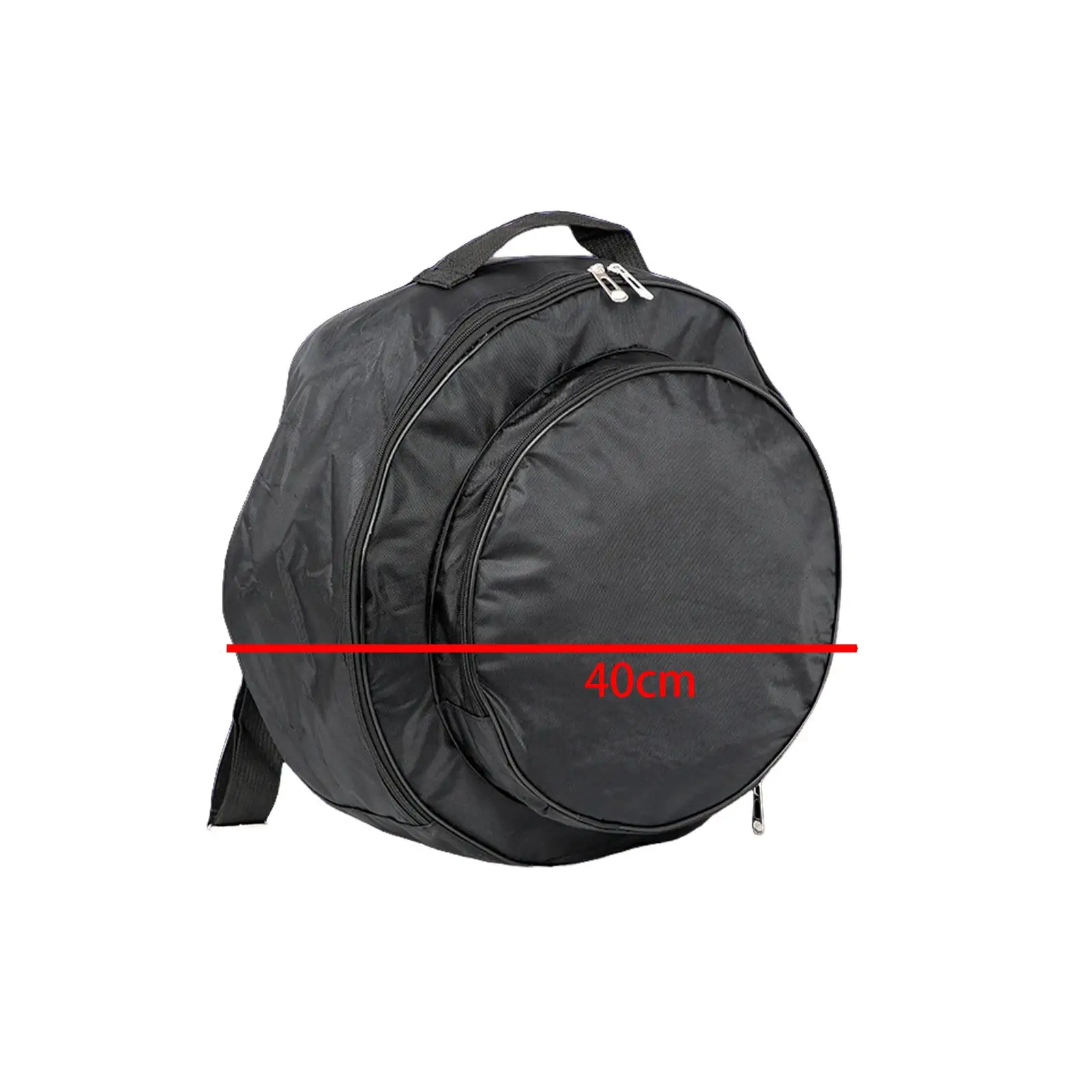 Snare Drum Bag Carry Bag Dustproof Portable Drum Gig Bag with Outer Pocket for Drum Pads Brackets Short Trip Stage Drumsticks