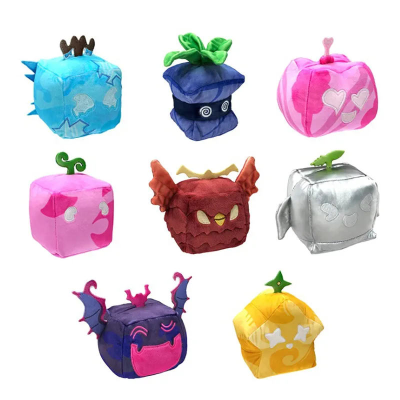 Blox Fruits Plush Toy Cartoon Adventure Game Soft Stuffed Kawaii