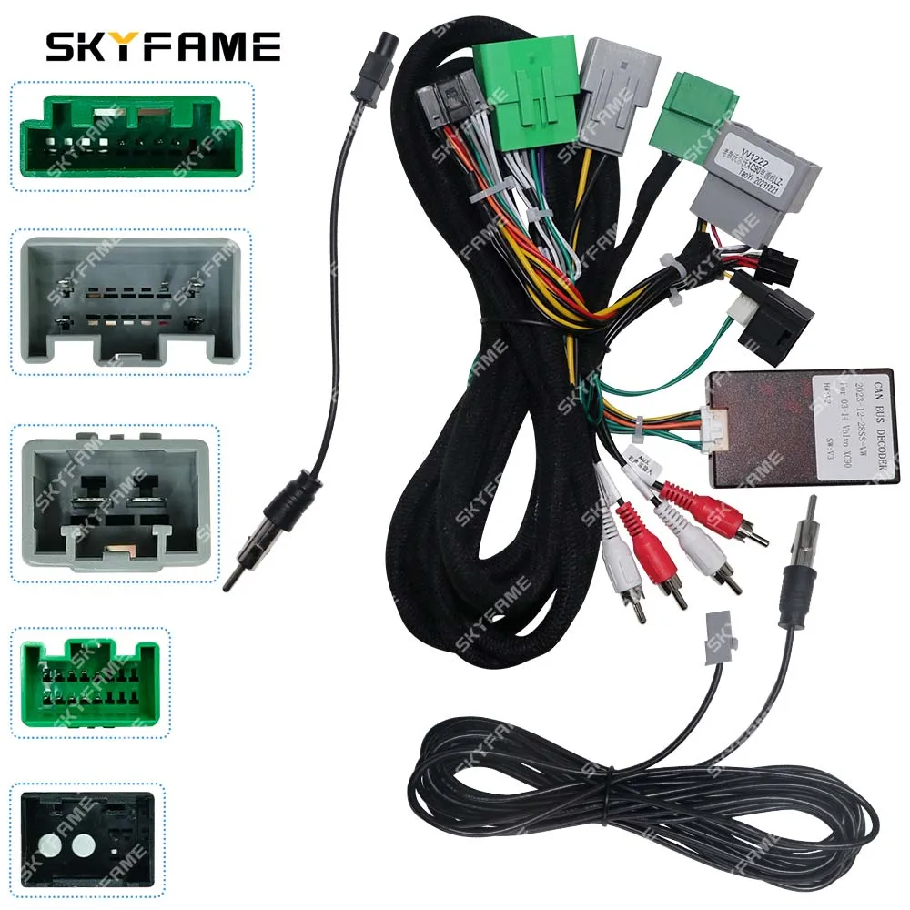 canbus　3点おまとめ SKYFAME Car 16pin Wiring Harness Adapter Canbus Box Decode