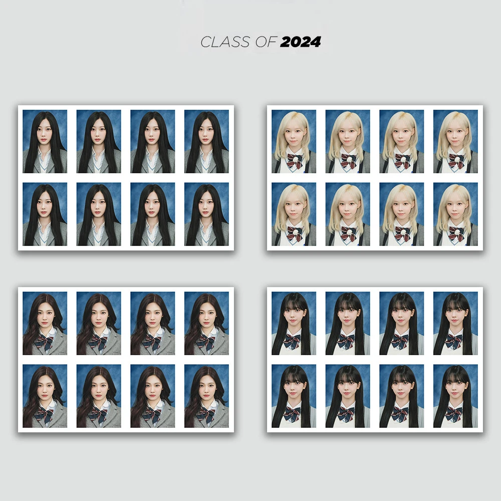 

1 шт. KPOP Winter Ningning Class of 2024 HD однодюймовые идентификационные карты Karina Жизель, возобновление паспорта, модные фотографии, коллекционные подарки для фанатов