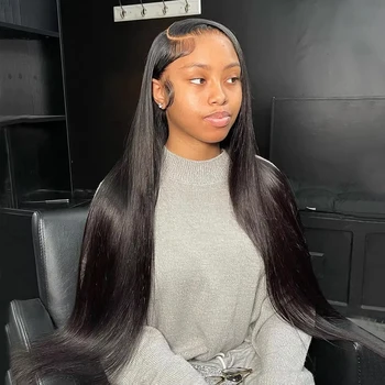 Straight Lace Front Wigs Hd Lace Wig 13x6 Human Hair Wigs 1