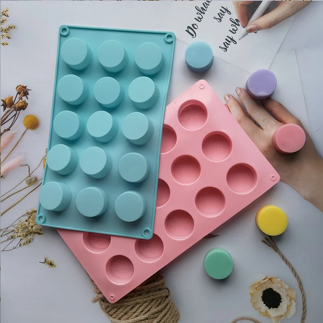 15 Cavities Small Circle Silicone Mold Diy Circle Soap Mold Circle