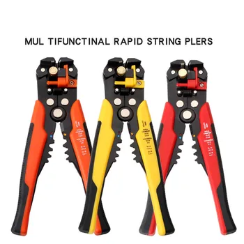 Crimper Cable Cutter Automatic Wire Stripper Multi Functional Rapid String Plers Crimping Pliers Terminal 0.2-6.0mm²