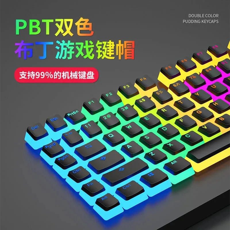 Keycaps Coreano Russo Oem Pbt 117 Teclas Pudim Keycap para Corsair mx Interruptor Teclado Mecânico Gamer Backlit Teclados Interruptor - Imagem 5