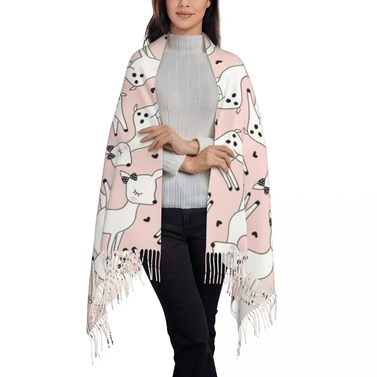 Personalized Printed Scarf Men Women Winter Warm Scarves Shawl Wrap