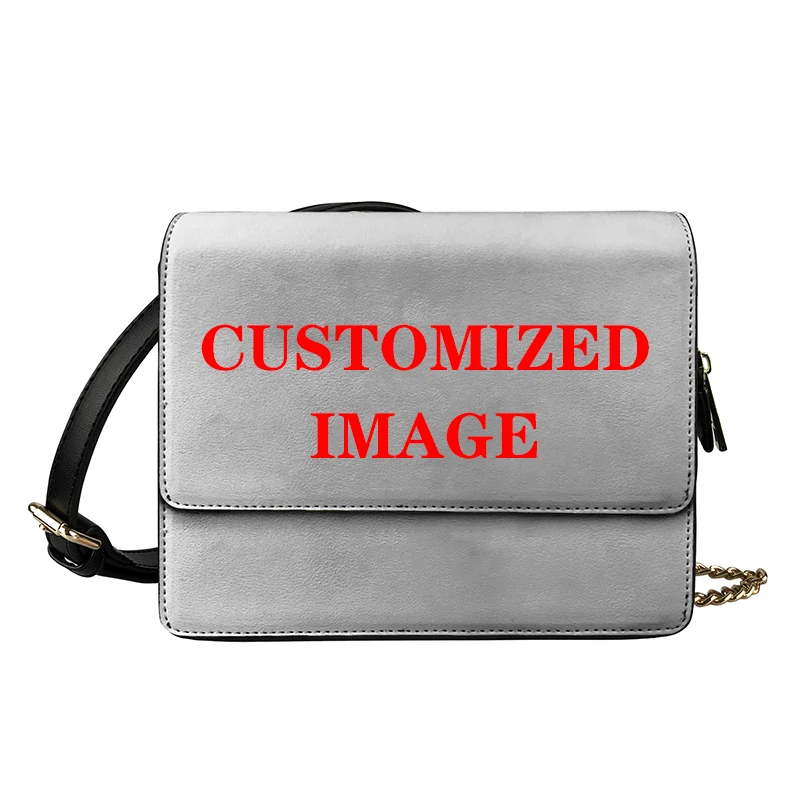 

Customize Your Photo/Name/Logo Handbag Female Fashion Underarm Bag Girl Travel Shopping Shoulder Bag Women Messenger Bag