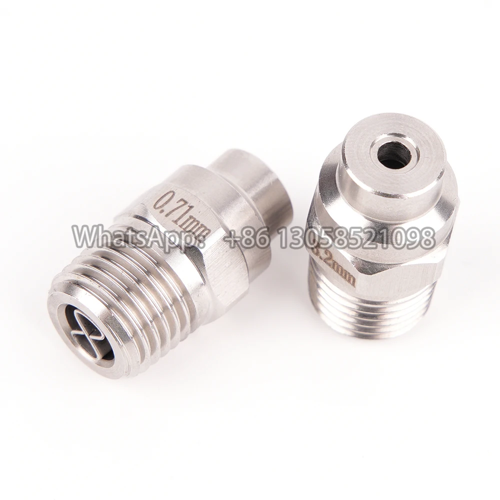 Solid Stream Nozzle with Needle Jet, High Pressure Straight Solid Stream , Solid Cone Spray, 1/4 Thread 5