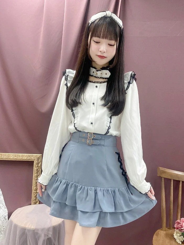 Rojita Spring Autumn Japanese Style Mine Sweet Shirt Heart
