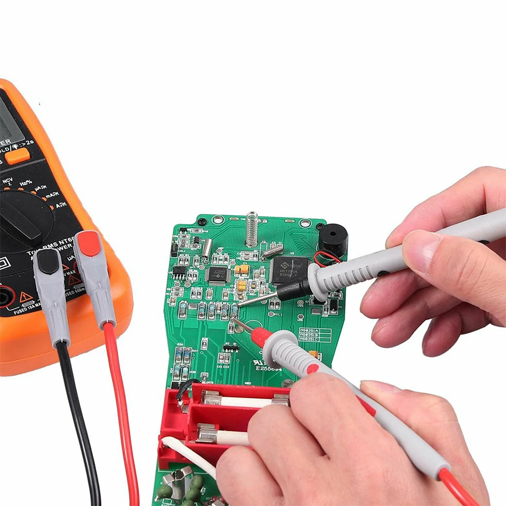 

Electric Test Tool Kit Multimeter Lead Electronic Probe Plug Electrical Alligator Clip