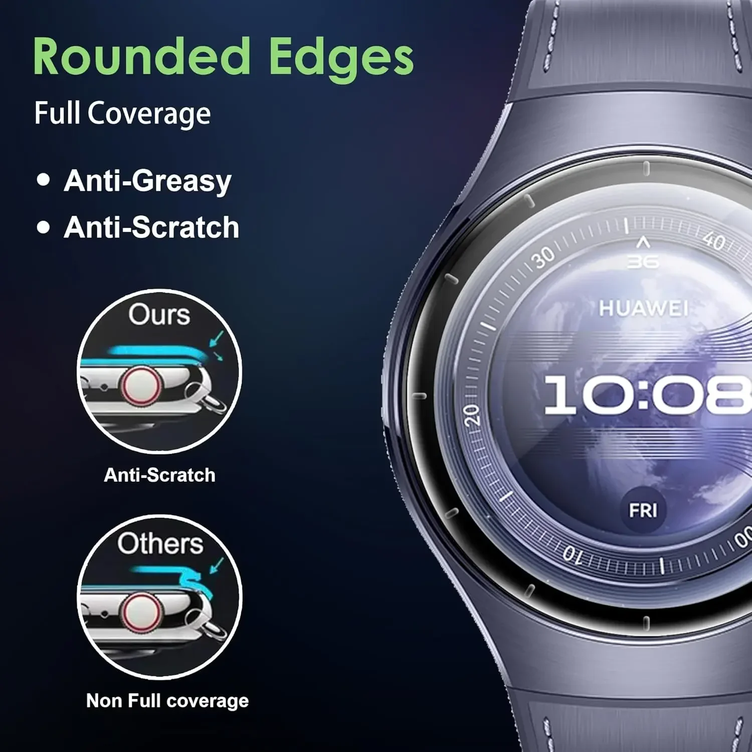 3D Full Coverage Flim Soft Screen Protector For Huawei Watch 5 42mm/46mm Anti-Scratch Films Protective Cover For Huawei Watch5