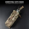 Radio Pouch Walkie-Talkie Bag PRC 152 Drop-down Radios Outdoor Tool MOLLE Belt Pouches for Hunting Vest Plate Carrier 2